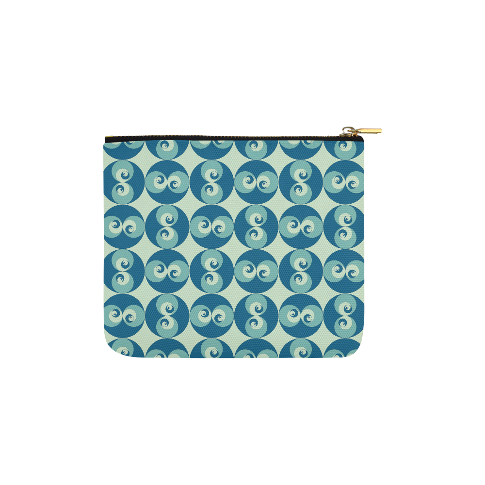 spiral-rose-2-pattern Carry-All Pouch 6''x5''