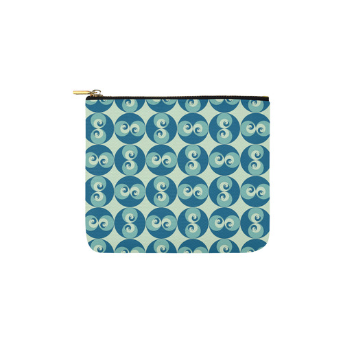 spiral-rose-2-pattern Carry-All Pouch 6''x5''