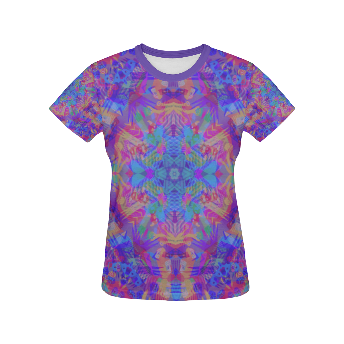 beautyyy 1 All Over Print T-shirt for Women/Large Size (USA Size) (Model T40)