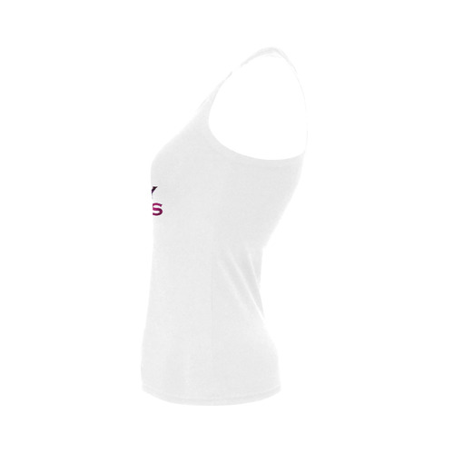 planxty pink Women's Shoulder-Free Tank Top (Model T35)