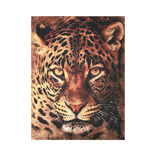 gepard leopard #gepard #leopard #cat Cotton Linen Wall Tapestry 60"x 80"