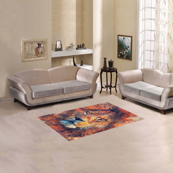 lion art #lion #animals #cat Area Rug 2'7"x 1'8‘’