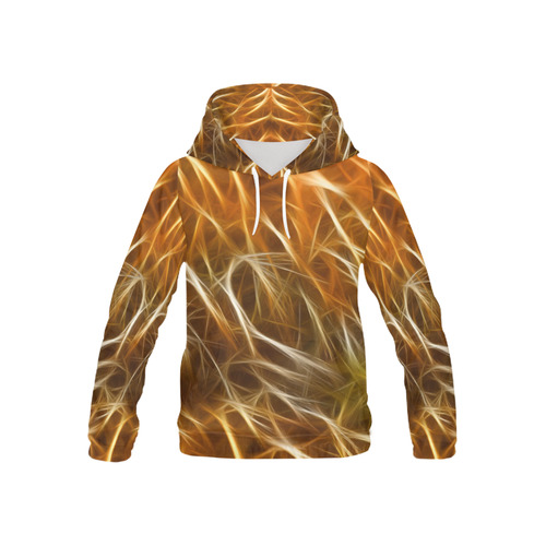 Fractal Attraction's Wheat Fields Hoodie All Over Print Hoodie for Kid (USA Size) (Model H13)