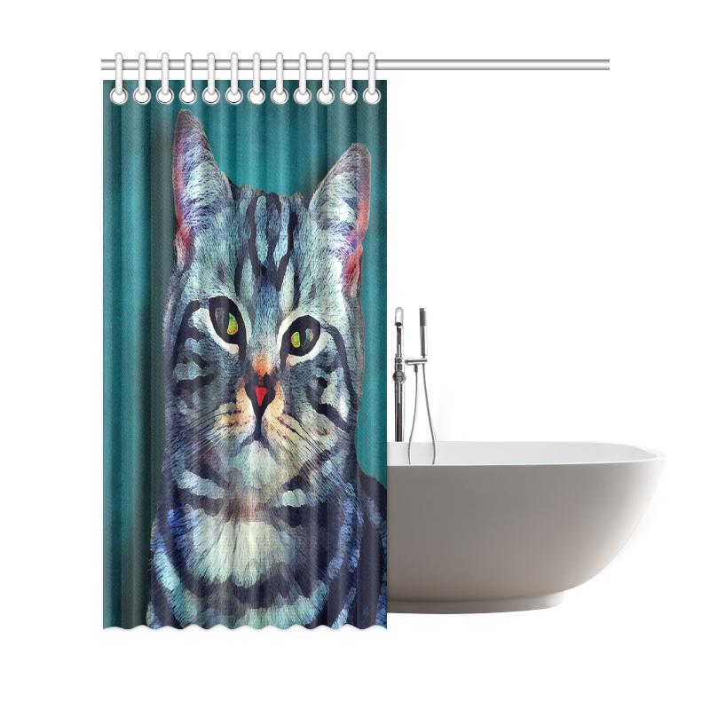 cat Bella #cat #cats #kitty Shower Curtain 69"x72"