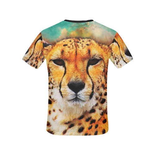 gepard leopard #gepard #leopard #cat All Over Print T-shirt for Women/Large Size (USA Size) (Model T40)