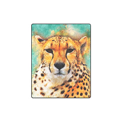 gepard leopard #gepard #leopard #cat Blanket 40"x50"