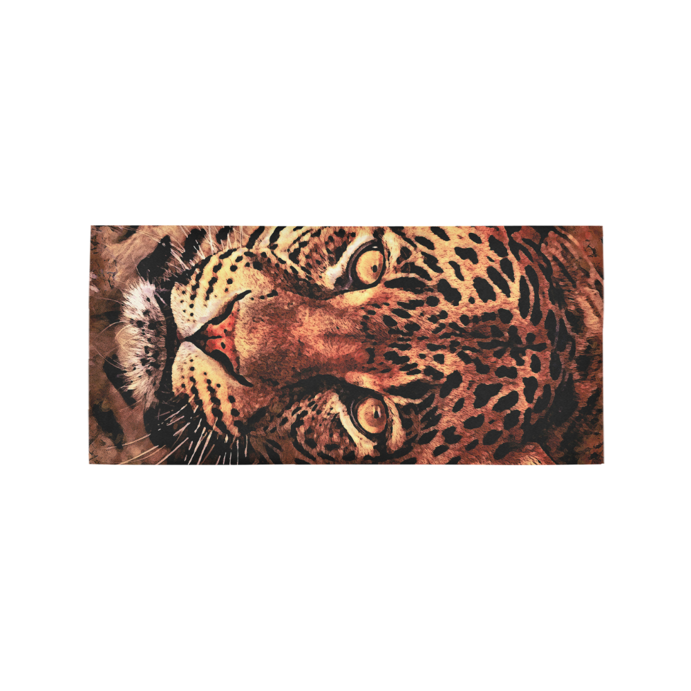 gepard leopard #gepard #leopard #cat Area Rug 7'x3'3''