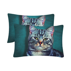 cat Bella #cat #cats #kitty Custom Pillow Case 20"x 30" (One Side) (Set of 2)