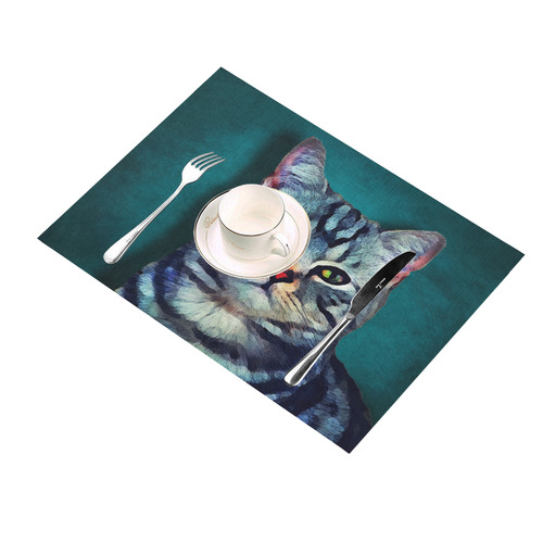 cat Bella #cat #cats #kitty Placemat 14’’ x 19’’ (Set of 6)