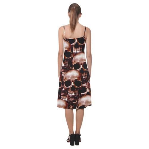 Lg Skull wall Alcestis Slip Dress (Model D05)