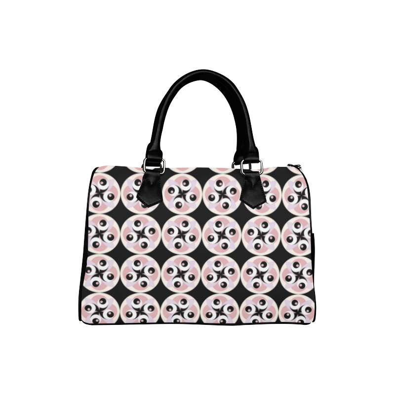 spiral-rose-4 Boston Handbag (Model 1621)