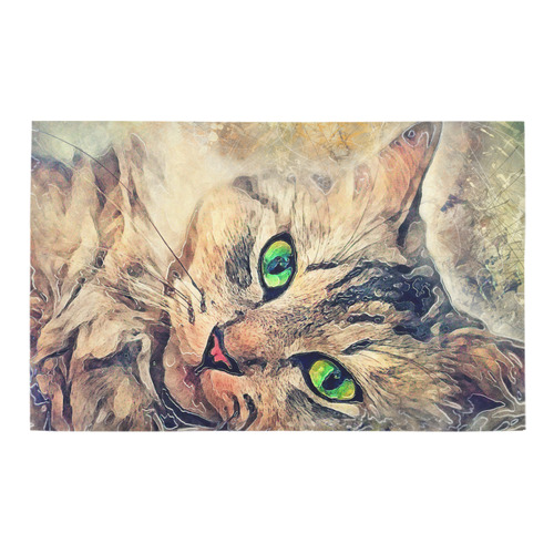 cat Pixie #cat #cats #kitty Bath Rug 20''x 32''