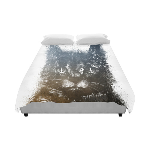 cat #cat #cats #kitty Duvet Cover 86"x70" ( All-over-print)