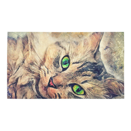 cat Pixie #cat #cats #kitty Bath Rug 16''x 28''
