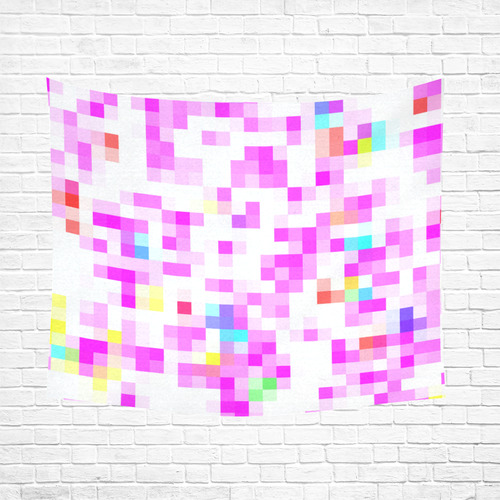 pixelpink Cotton Linen Wall Tapestry 60"x 51"