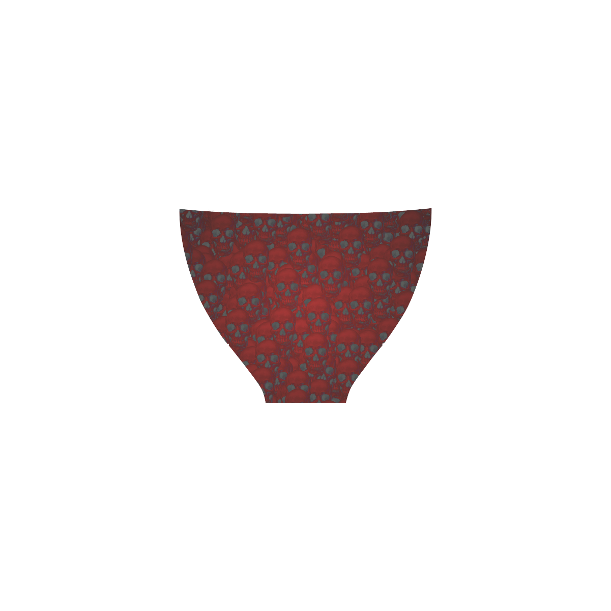 Red Skull wall Custom Bikini Swimsuit (Model S01)