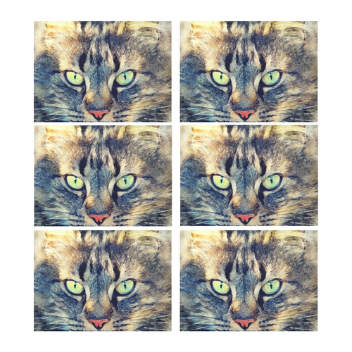 cat Simba Placemat 14’’ x 19’’ (Set of 6)