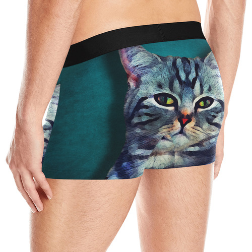 cat Bella #cat #cats #kitty Men's All Over Print Boxer Briefs (Model L10)