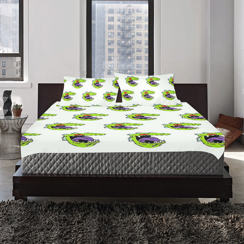 Reptar 3-Piece Bedding Set