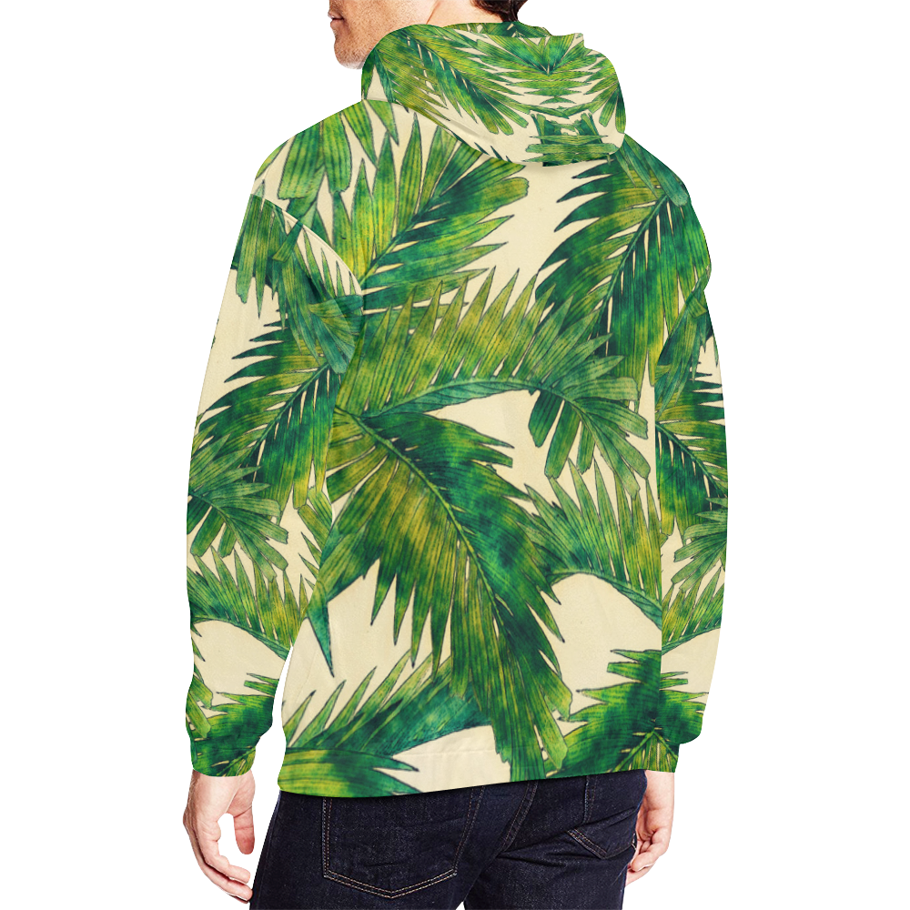 palms All Over Print Hoodie for Men/Large Size (USA Size) (Model H13)
