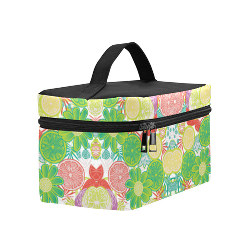 Loudly Lime Cosmetic Bag/Large (Model 1658)