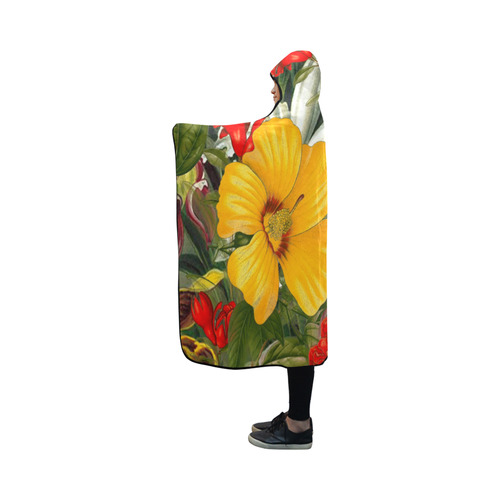 flora 1 Hooded Blanket 50''x40''