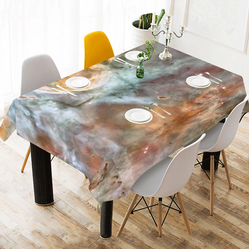 carina nebula Cotton Linen Tablecloth 60" x 90"
