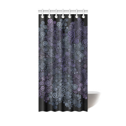 3d Psychedelic Ultra Violet Powder Pastel Shower Curtain 36"x72"