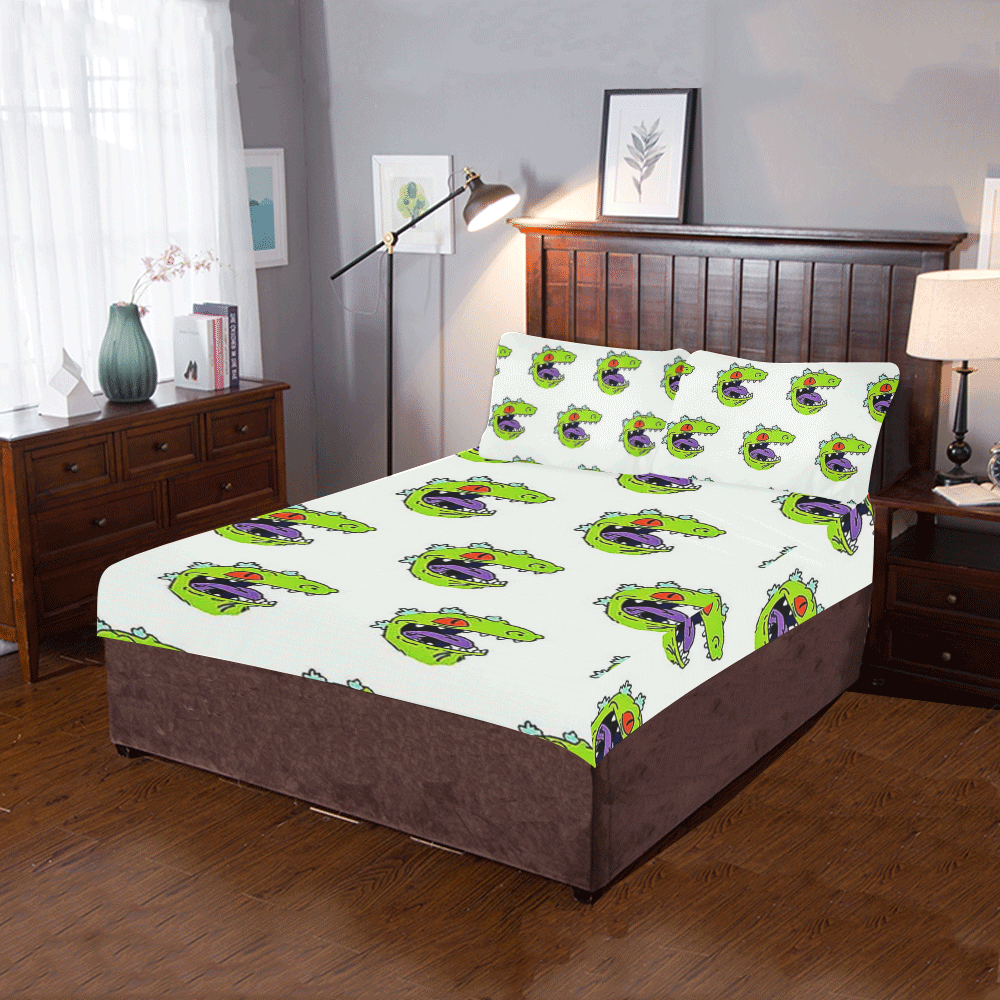 Reptar 3-Piece Bedding Set