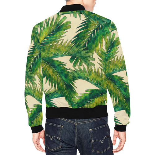 palms All Over Print Bomber Jacket for Men (Model H19)