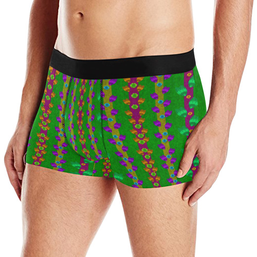 roses climbing to the sun with grace and honor Men's All Over Print Boxer Briefs (Model L10)