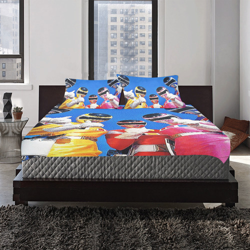 power rangers 3-Piece Bedding Set