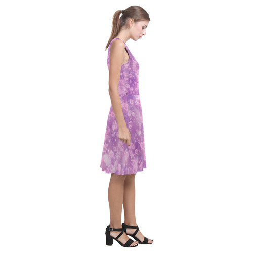 Sparkling glowing hearts A by JamColors Atalanta Casual Sundress(Model D04)