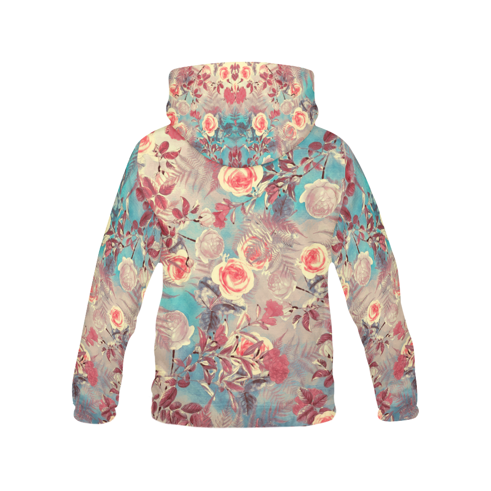 flowers 8 All Over Print Hoodie for Men/Large Size (USA Size) (Model H13)