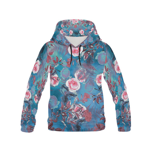 flowers 4 All Over Print Hoodie for Men/Large Size (USA Size) (Model H13)