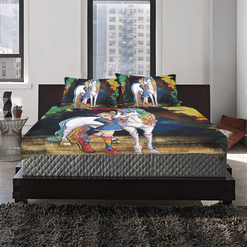 Rainbow bright 3-Piece Bedding Set