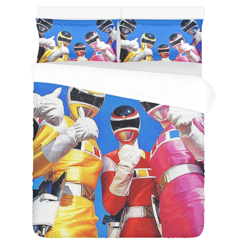 power rangers 3-Piece Bedding Set