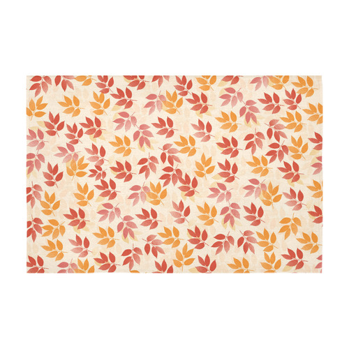 Autumn leaves pattern 2 Cotton Linen Tablecloth 60" x 90"
