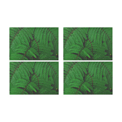 Forest Green Plants with Dew Placemat 12’’ x 18’’ (Set of 4)