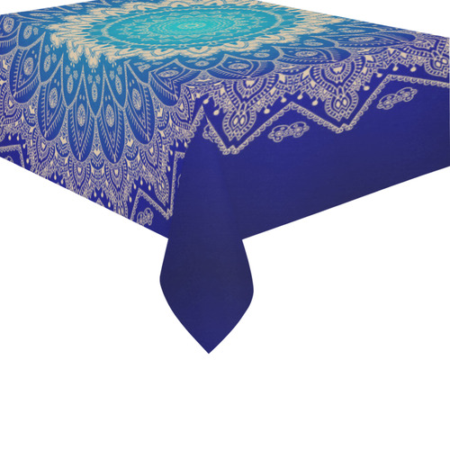 Mandala Temptation1 Cotton Linen Tablecloth 60" x 90"