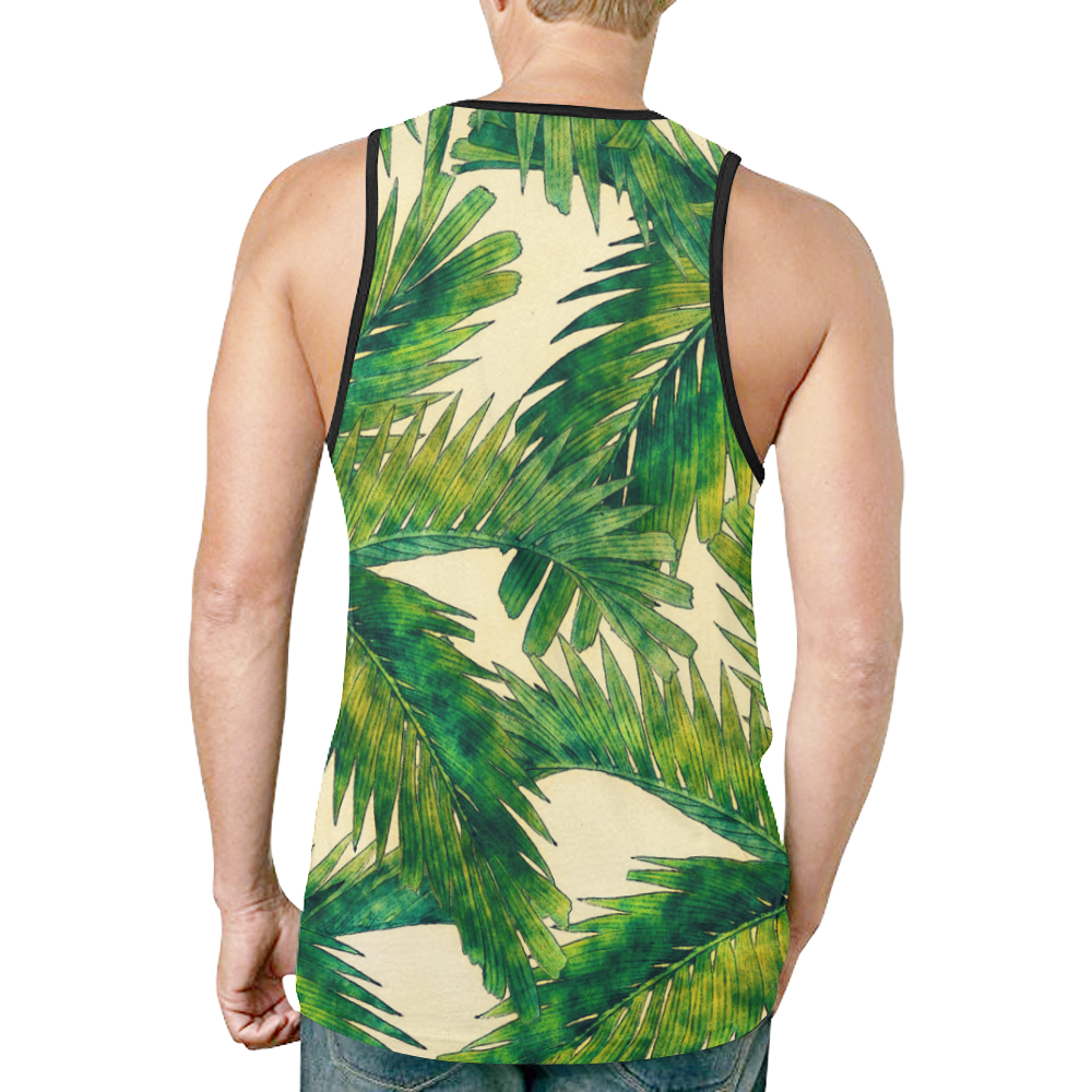 palms New All Over Print Tank Top for Men (Model T46)