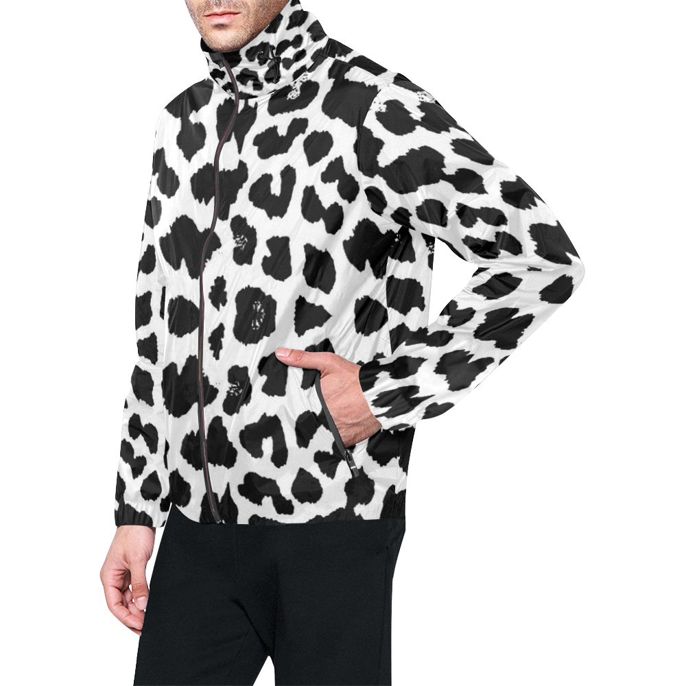 Leopard Jacket Unisex All Over Print Windbreaker (Model H23)