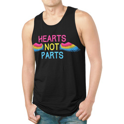 Hearts Not Parts New All Over Print Tank Top for Men (Model T46)