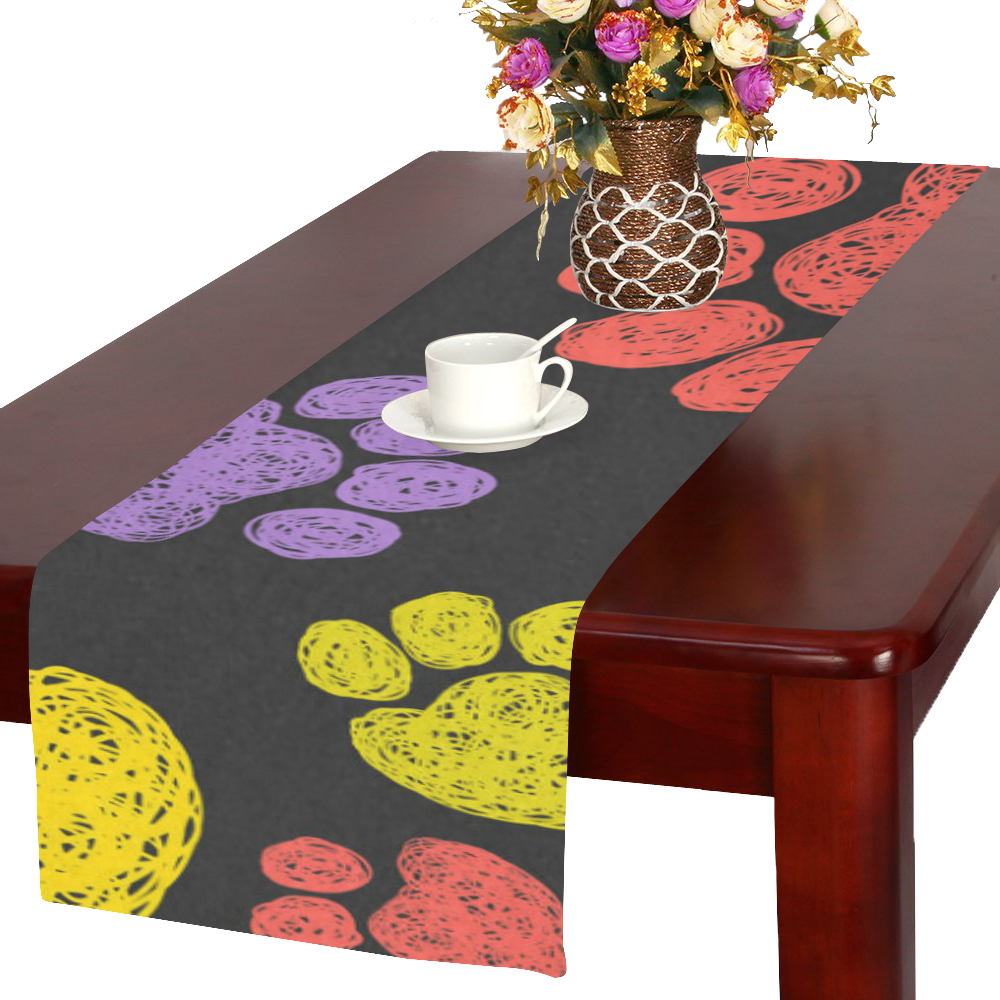 Colorfull Paws Table Runner 16x72 inch