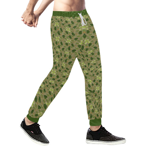 CamoLeaves Men's All Over Print Sweatpants (Model L11)