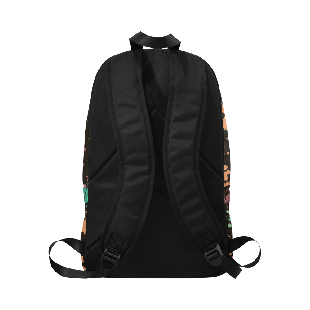 Crazy Splatter Pattern Fabric Backpack for Adult (Model 1659)