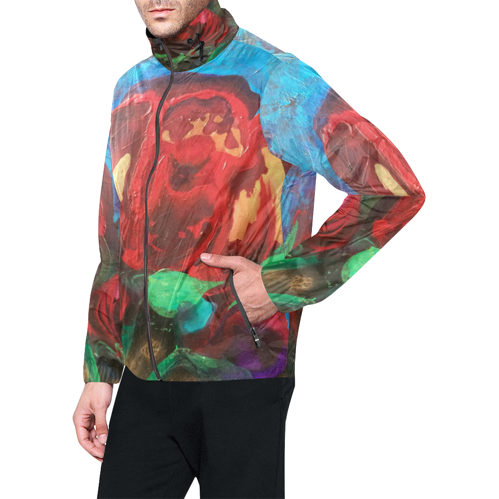 The Tulips Came Early Unisex All Over Print Windbreaker (Model H23)