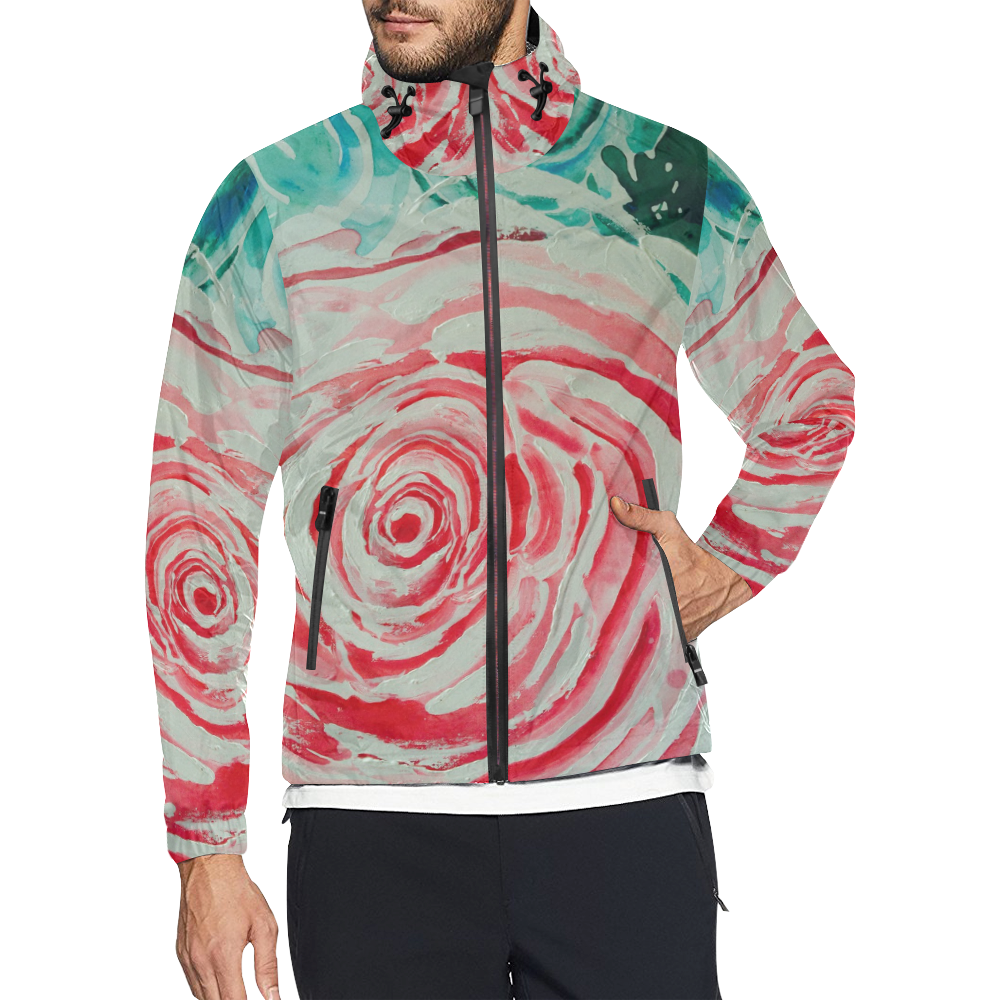 ROSES ARE PINK PINK Unisex All Over Print Windbreaker (Model H23)