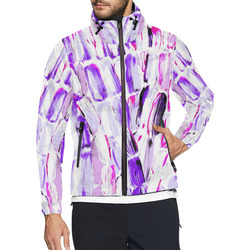 Lavendar Sugarcane Unisex All Over Print Windbreaker (Model H23)