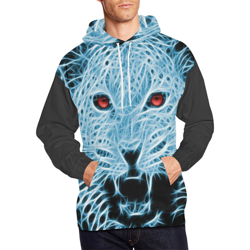 Jagged Out All Over Print Hoodie for Men/Large Size (USA Size) (Model H13)